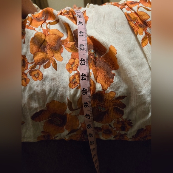 Intimately By Free People Maxi Floral Dress Size XS Tiered Flowy - Picture 5 of 9